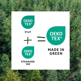 <p>Read more about MADE IN GREEN by OEKO-TEX®</p>